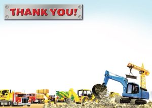 Trucks Thank You Cards